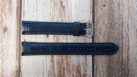 breitling transocean crocodile blue band|Breitling watch straps uk.